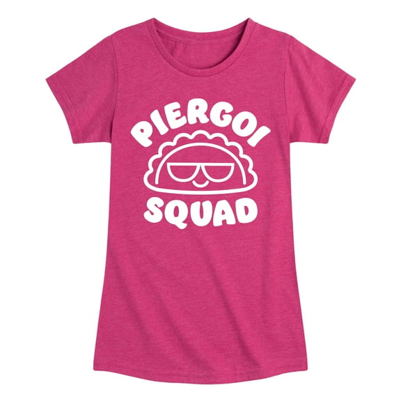 Instant Message - Dyngus Day - Pierogi Squad - Polish Celebration - Toddler & Youth Girls Short Sleeve Graphic T-Shirt