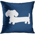 thumbnail image 3 of ECZJNT Set of 4 Pillow Cases Wiener Dachshund Silhouette on Grey Herringbone Pattern Dog Weiner Doxie White Puppy Throw Pillowcase Cover Cushion Case Home Decor 16x16 inch, 3 of 5