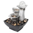 thumbnail image 4 of Indoor Tabletop Fountain, Zen Waterfall Feature for Desktops, Colors Randomly Assorted, Resin Construction Ensuring Durability and Continuous Water, 4 of 5