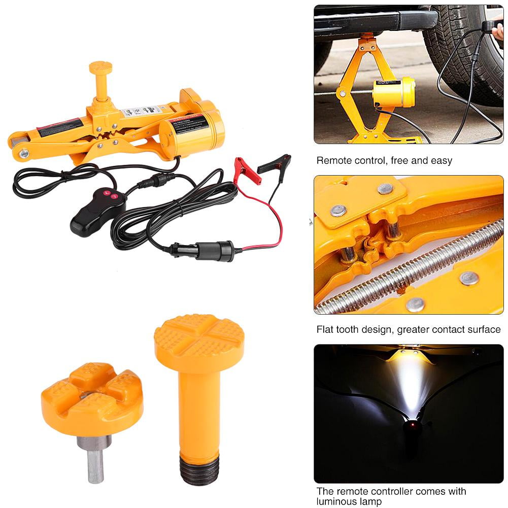 #1 3Ton Yosooo Scissor Jack Lift 3Ton//2Ton 12V DC Automotive Electric Scissor Car Jack Lift Jack Lifting for SUV Van Garage and Emergency Equipment