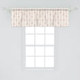 thumbnail image 2 of Ambesonne Vine Window Valance, Leafless Branches Flower, 54" X 18", Pale Rose Brown, 2 of 3