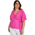 thumbnail image 4 of Blusa juvenil Roman Fashion/Tallas Extras, 0442 (Fiusha) fucsia 38 Roman Fashion BL-ELY-0442-FIUSHA, 4 of 7