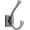 Matte Antique Nickel, variant on 10 Pack Antique Design Wall Hanging Coat Hooks - Oil-Rubbed Bronze Coat Hooks Towel Hook for Entry Shoe Cabinet, Wardrobe Bathroom Bedroom Furniture Hardware