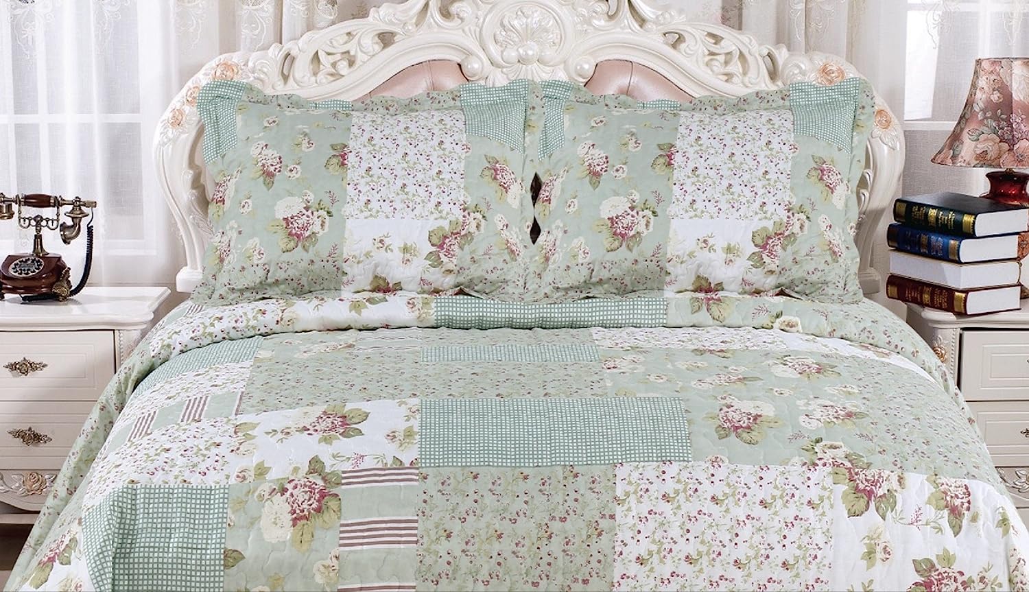 Cotton Rich, Prewashed, Preshrunk; as Bedspread, Bedcover, Coverlet