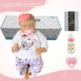 thumbnail image 6 of Reborn Baby Dolls Silicone Full Body, 17 inch Realistic Baby Doll for Toddlers 1-3,Silicone Baby Doll with Soft Body,Diaper, Soothe Toy, Pacifier Baby Doll Set for Daughter, Mother, Birthday Gifts, 6 of 7