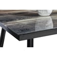 thumbnail image 4 of Comedor MOBILKRAFT Modelo Toyo Negro 4 Sillas Rectangular Tubular y Cristal Estilo Contemporáneo en Color Negro, 4 of 4