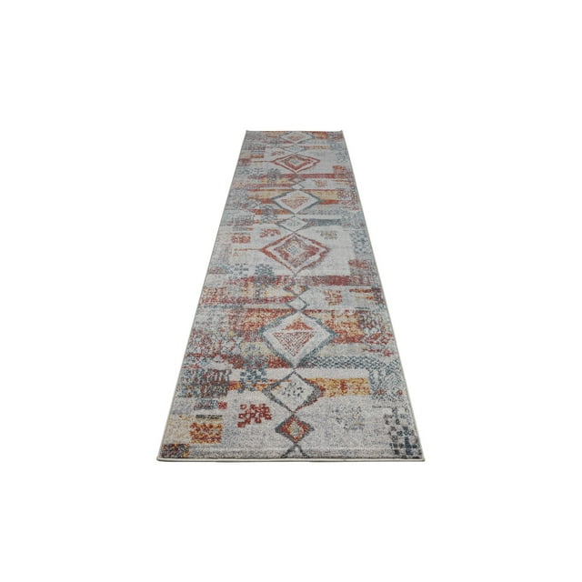 Morocco Southwestern Destressed Multicolor Area Rug 2x5 3x10 4x5 6x8 7x10 8x11 9x12 Feet Size