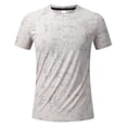 thumbnail image 7 of Leey-World Men's T Shirts Men's Short Sleeve Henley Shirts Casual Color Block T-Shirts Button Henley Tee(Beige,L), 7 of 7