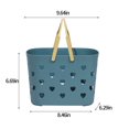 thumbnail image 3 of Shower Caddy Portable, Clean Caddy Organizer with Handle, Plastic Shower Basket, Storage Organizer Bin for Bathroom, Kitchen, College Dorm, 3 of 8