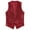 Red, variant on Men's Shiny Sequined Vest Sleeveless V-neck Waistcoat Open Front Jacket Coat Vest Tops Royal Blue 150/M