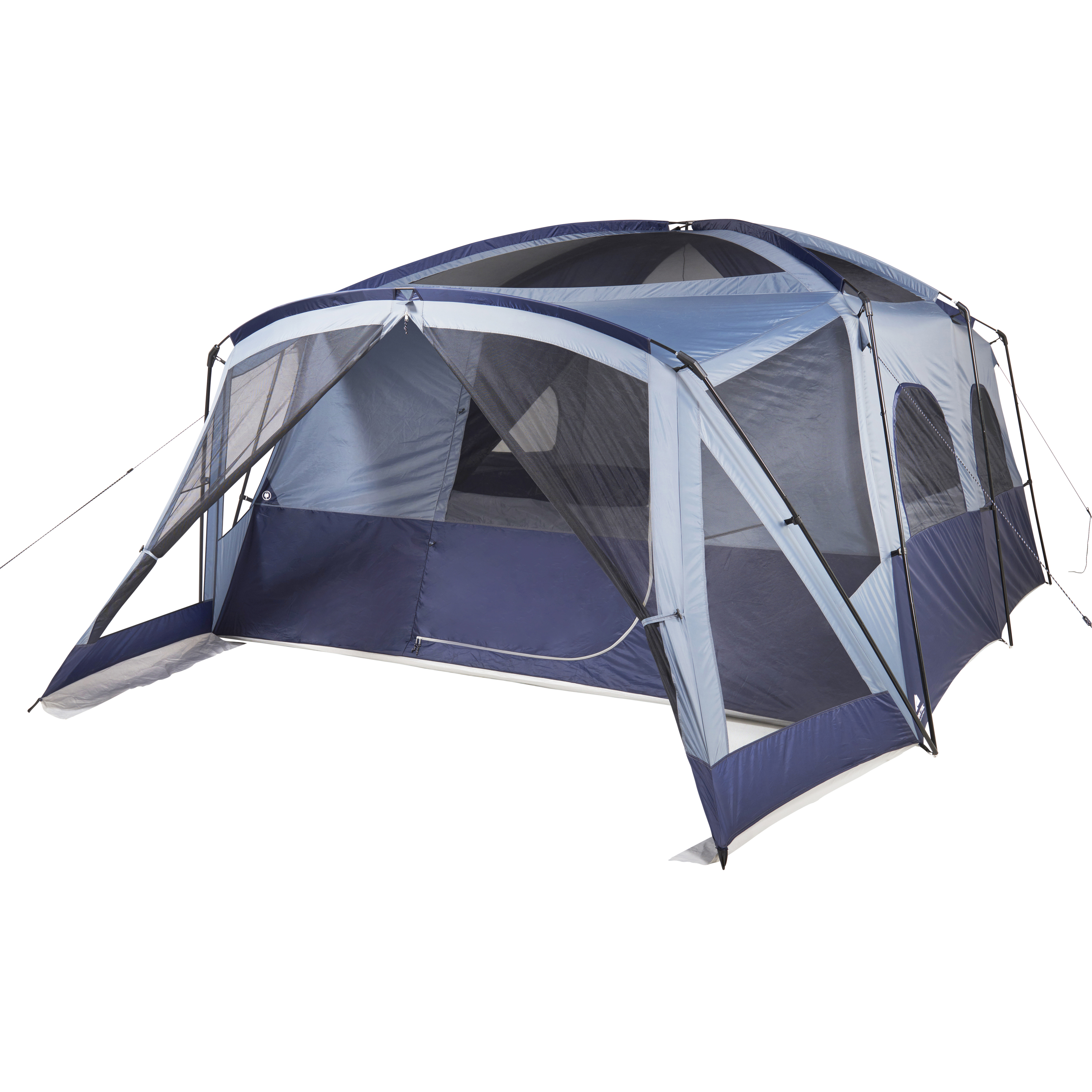 Ozark Trail 12 Person Cabin Tent With Screen Porch And 2 Entrances