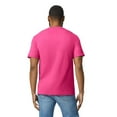 thumbnail image 3 of Gildan Short Sleeve Crewneck T-Shirt, Softstyle Midweight Classic Shirt, Heliconia Tee, S, 3 of 5