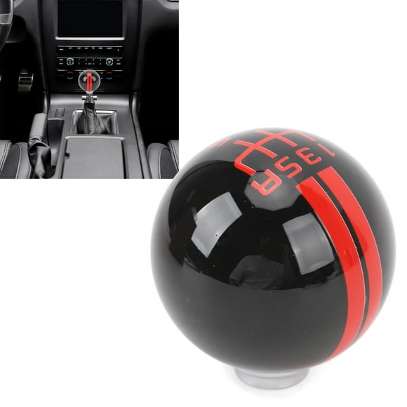 Gear Shift Knob Comfortable Grip 6 Speed for Shelby GT500 Style Shift Lever Round Ball 1967 2018