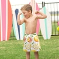 thumbnail image 4 of FORMRS Boys Swim Trunks Quick Dry Mesh Liner Boardshorts Sizes XS-XL, Candy Lemon, 4 of 7