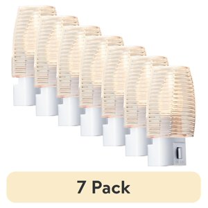 (7 pack) Great Value LED Night Light Warm White 2 in x 3.38 in