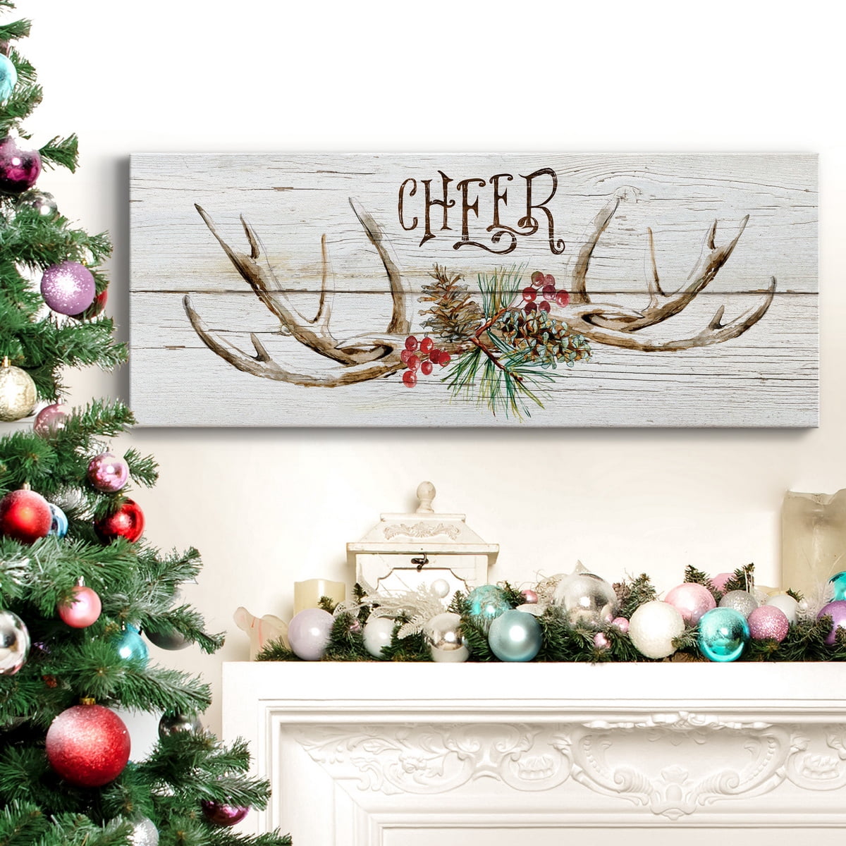 Rustic Cheer Premium Gallery Wrapped Canvas - Ready to Hang