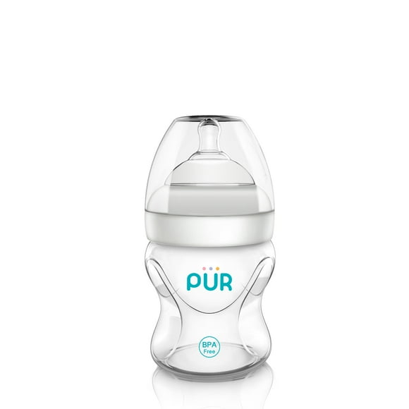 Biberón PUR Plus Cuello Ancho 5oz Anticólicos PUR 9811