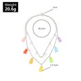 thumbnail image 4 of Collar con colgante de oso de resina de 7 colores para mujeres y niñas, talla única JAMW Sencillez, 4 of 5