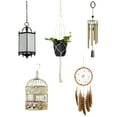 thumbnail image 7 of NACETURE Swivel Swag Ceiling  Hooks -Zinc Alloy for Hook Plant、Decor、lantern、wind chimes  (White 4 Pcs), 7 of 7