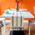 thumbnail image 6 of Mosey Table Runner with Tassels Boho Style Hollow Design Table Cloth for Wedding Rustic Farmhouse Decor, 6 of 8