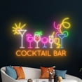 thumbnail image 5 of Handmadetneonsign Cocktail Bar Neon Sign, Cocktail Wine Wall Art Decor, Bar Club Logo Wall Decor, 5 of 5