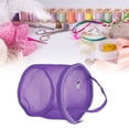 thumbnail image 4 of Sac de Fil, Conception de Maille de Panier de Couture Grand Espace Nylon de Qualité Supérieure Application Large pour Studio pour la Maison pour Voyage Violet, Rose Rouge, 4 of 8