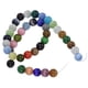 thumbnail image 5 of Cuentas redondas DIY, colores mezclados, pulsera de piedra Natural, collar, accesorios para hacer joyas, diámetro de 0,39 pulgadas, 5 of 5