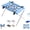 B, variant on 2-in-1 Foldable Pet Grooming Bed, Pet Bathing Stand, Portable Shower Station with Quick-Dry Mesh Sling, Home Nail Trimming Rack to Relieve Back Strain (C)
