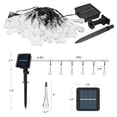 thumbnail image 7 of Water Drop Solar String Lights Outdoor 16 Ft 50 LED, 8 Modes Solar Powered Fairy String Lights, Waterproof LED Christmas Lights Patio Lights 4 Colors, 7 of 7