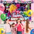 thumbnail image 7 of Birthday Party Supplies, 28 Psc Party Decorations Set - Tablecloth Banner Cake Decorations and Birthday Balloon Backdrop for Kids Theme Birthday Party, 7 of 7