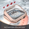 thumbnail image 2 of Compatible for Apple Watch Series SE2 /6 /5 /4 /SE 40mm Case with Screen Protector Accessories Slim Guard Thin Bumper Full Coverage Matte Hard Cover Defense Edge for iWatch Women Men GPS (Gold), 2 of 5