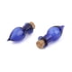 thumbnail image 4 of 10 Uds Mini botellas de corcho de cristal pequeñas Yuyangstore Vial botella colgantes DIY Gota de lágrima azul minibotella, 4 of 7