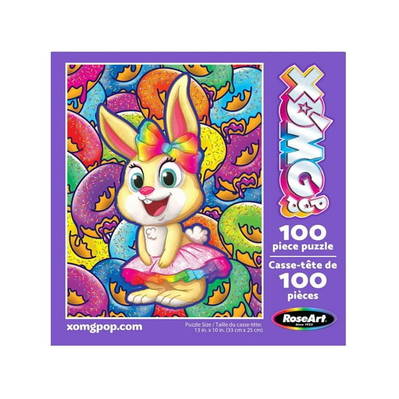 RoseArt - Pop Culture 100 pièces - XOMG Bunny - Puzzle emboîtable pour enfants