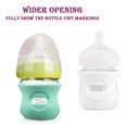thumbnail image 3 of Funda De Silicona Para Biberón De Bebé, Protector Seguro Antiescaldado Para Botellas De Vidrio De 4oz Con BPA De Grado Alimenticio, 3 Uds., 3 of 7