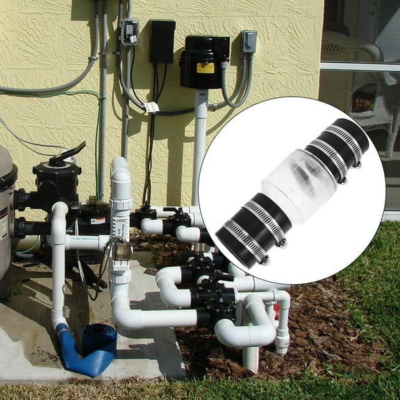 DRAFIDEEP 1Pack Plastic Silent Sump Pump Check Valve For Treatment Water