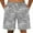 White, variant on Men's Fun Shorts Wave 3D Leisure Plus Size Pattern Print Summer Sports Pants