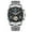 silver black, variant on GZFCMY PEAK Skeleton Automatic Self-Winding Mechanical Movement Men Wrist Watch Business Stainless Steel Mineral Glass Mirror Waterproof Clock Man Luminous Moon Phase