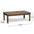 thumbnail image 3 of Teak Color - Modern Design Combining Rattan and Wood - Outdoor Patio Use - Durable and Stable Seating, 3 of 6