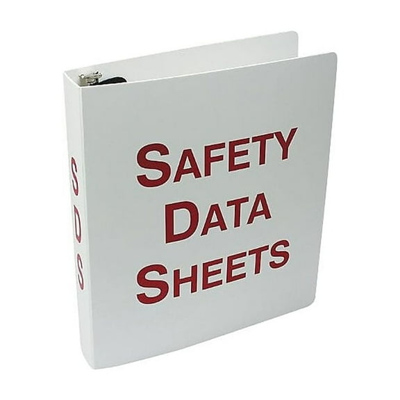 Accuform Binder, Safety Data Sheets, 12 in W, 11 5/8 in H ZRS640