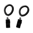 thumbnail image 1 of Almencla 2 Pack Whistle With Wristband For Boating Kayaking Camping Hiking Hunting Black, 1 of 6