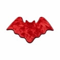thumbnail image 2 of LEFXSMR Halloween Bathroom Rugs, Non Slip Bats Shaped Bath Mat, Soft Absorbent Toilet Rug for Holiday Halloween Decorations, Red, 2 of 6