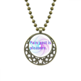 thumbnail image 1 of Pendentif Hexagonal Sle Passé Douloureux Chaîne Lune Bijou, 1 of 3