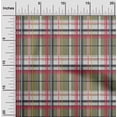 thumbnail image 1 of oneOone Polyester Lycra Dusty Green Fabric Madras Check Sewing Craft Projects Fabric Prints By Yard 56 Inches Wide, 1 of 4