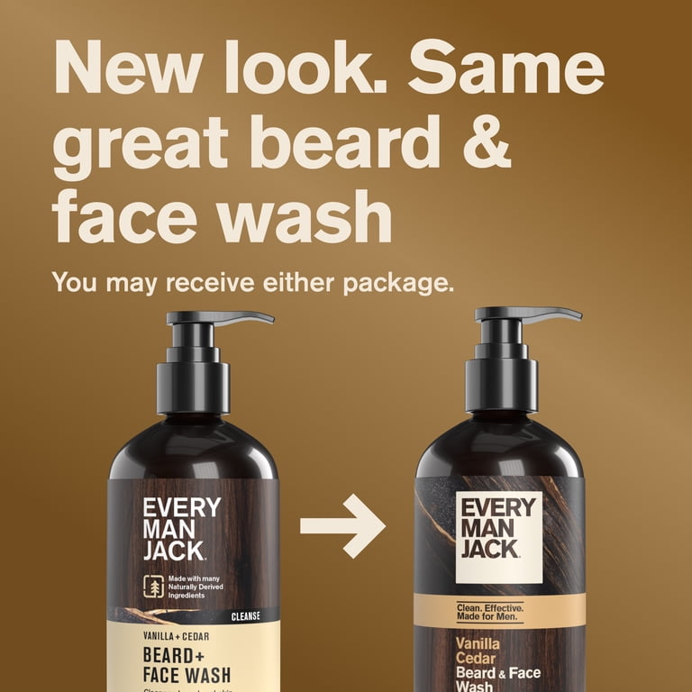 Every Man Jack Beard & Face Wash, Vanilla & Cedar, 6.7 fl oz photo 8