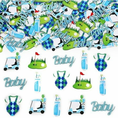 Golf Baby Shower Decorations, 200Pcs Golf Welcome Baby Table Confetti for Baby Shower Gender Reveal Party Supplies$$Electronics Accessories