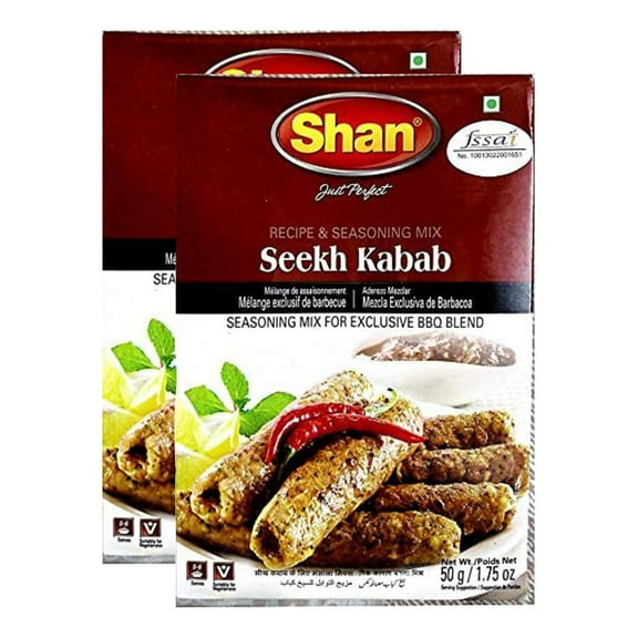 Shan - Seekh Kabab Masala, 2 Pack x 50 G