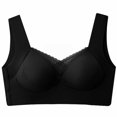 thumbnail image 5 of WCJM Up To 50% Off Bra Workout Tank Tops With Removable Pads, A-D Cups Nylon,Spandex Bra Black,Xl, 5 of 5