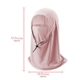 thumbnail image 2 of DODAMOUR Ski Mask Balaclava Face Mask, Breathable Windproof Sun Protection Hood, Breathable Summer Full Face Cover for Cycling Motorcycle Fishing (Pink), 2 of 6