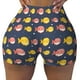 thumbnail image 2 of Balery Cute Puffer Fish Pantalones cortos de entrenamiento estampados para mujer, sin costuras, ajustados, para gimnasio, yoga, correr, deportes, ejercicio activo, fitness.-Large, 2 of 8