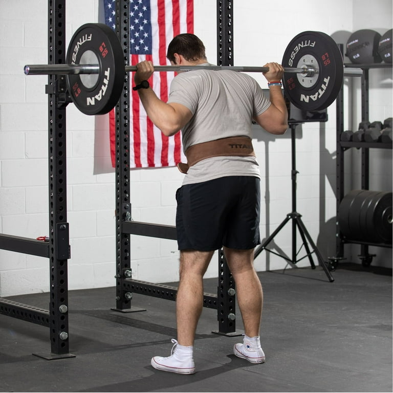 Titan Fitness Medium Weightlifting Belt 26 33 4 Inch Wide Belt 10mm thick Walmart